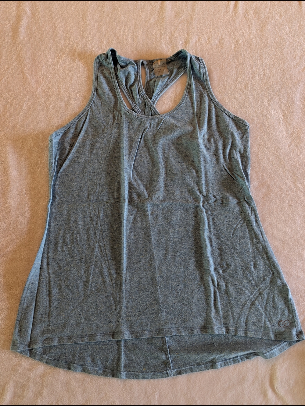 CALIA Yoga Women's Racerback Tank - Heathered Blue, Green & Grey (Set of 3) - Picture 9 of 9